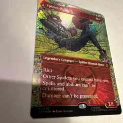 Magic the Gathering: Spider-Punk (0210) (Borderless) Marvel's Spider-Man Foil NM - Image 2