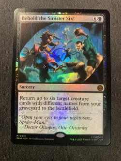 Behold the Sinister Six! - Marvel's Spider-Man - SPM M 0051 FOIL - Image 1