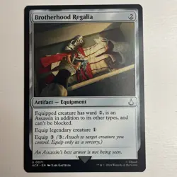 MTG Brotherhood Regalia Universes Beyond: Assassin's Creed NM - Image 1