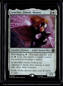 Arachne, Psionic Weaver - 2 - SPM - Foil - NM - MTG Magic the Gathering - Image 1