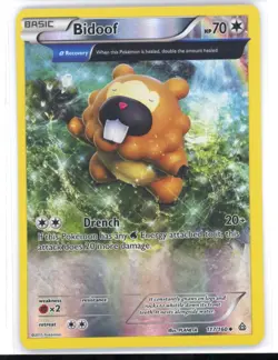 Bidoof 117/160 Primal Clash Reverse Holo Uncommon Pokemon TCG NM 0303#278 - Image 1