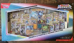 Pokemon TCG Prismatic Evolutions Lucario Ex + Tyranitar Ex Premium Collection - Image 1