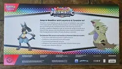 Pokemon TCG Prismatic Evolutions Lucario Ex + Tyranitar Ex Premium Collection - Image 2