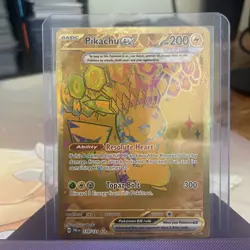 Pokemon Pikachu ex 179/131 - Hyper Rare Gold - Prismatic Evolutions - Image 1