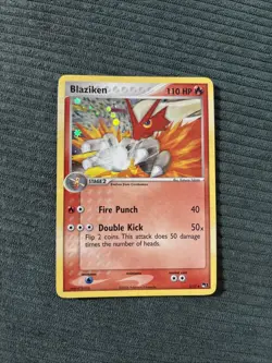 Pokemon TCG Blaziken 1/17 Promo Holo Rare Pop Series 1 - Image 1