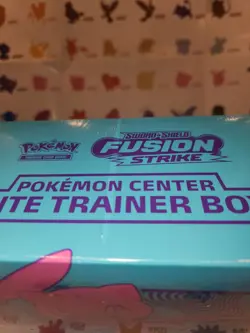 Fusion Strike Pokemon Center ETB Sealed Elite Trainer Box - TEAR IN PLASTIC SEAL 820650809941 - Image 2