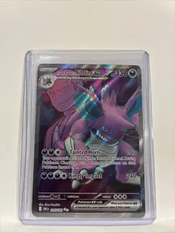 Pokemon TCG Team Rockets Nidoking EX 216/182 Destined Rivals Ultra Rare Full Art - Image 2