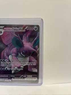 Pokemon TCG Team Rockets Nidoking EX 216/182 Destined Rivals Ultra Rare Full Art - Image 4