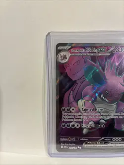 Pokemon TCG Team Rockets Nidoking EX 216/182 Destined Rivals Ultra Rare Full Art - Image 5