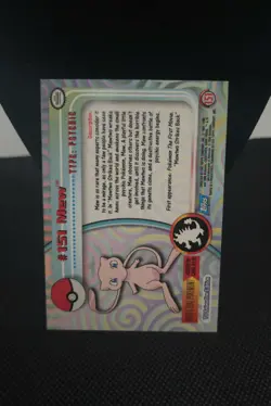 2000 Pokemon Topps Chrome Mew #151 Series 2 - LP condition - Image 2