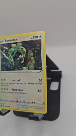 Pokemon TCG Rayquaza SWSH029 Black Star Promo Cosmos Holo Rare (2 Swirl) - Image 2