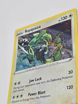 Pokemon TCG Rayquaza SWSH029 Black Star Promo Cosmos Holo Rare (2 Swirl) - Image 4