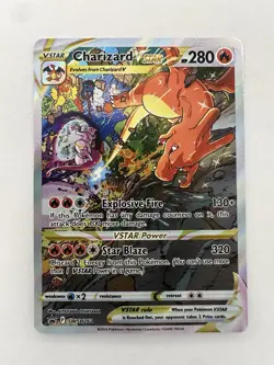 Pokemon TCG Charizard Vstar Sword & Shield Swsh262 Holo Promo - Image 1