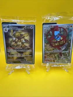 Pokemon Mega Evolution ETB Rookie And Alakazam Pokemon Center Promo - Image 1