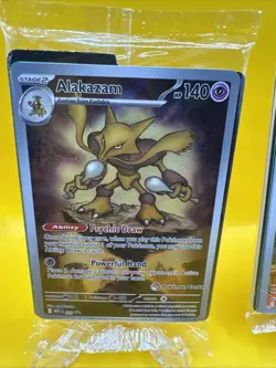 Pokemon Mega Evolution ETB Rookie And Alakazam Pokemon Center Promo - Image 3