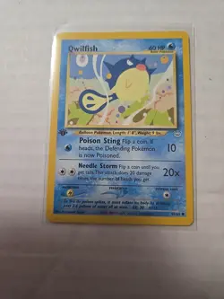 POKEMON TCG QWILFISH 49/64 NEO REVALATION 1ST EDITION COMMON!! - Image 1