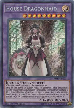 Lightly Played, English Yu Gi Oh House Dragonmaid - MYFI-EN022 - Secret Rare - 1 - Image 1