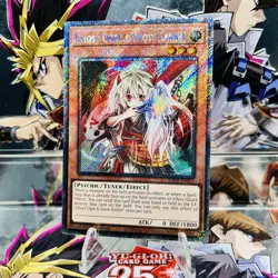 Yugioh Ghost Ogre & Snow Rabbit RA04-EN015 Platinum Secret Rare 1st Ed Near Mint - Image 1