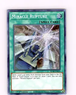 Yu-Gi-Oh TCG Miracle Rupture BLAR-EN014 1st Edition Secret Rare Card NM - Image 1