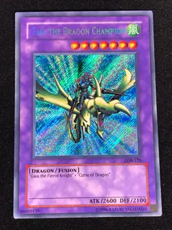 Yugioh Gaia the Dragon Champion LOB-125 Secret (NM) - Image 1