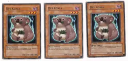 Yugioh Des Koala MFC-077 Unlimited Edition Rare MP/HP X3 - Image 1