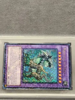 2011 YUGIOH DT04-EN085 NATURIA EXTERIO DUEL TERMINAL ULTRA RARE NEAR MINT PSA 7 - Image 3