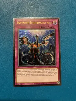 Yu-Gi-Oh TCG Infinite Impermanence OP17-EN002 Ultimate Rare Card - Image 1