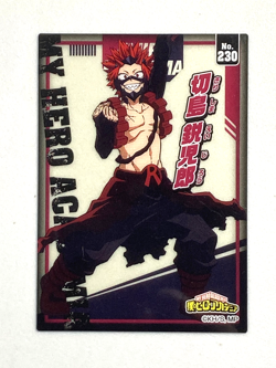 Eijiro Kirishima - No.230 - My Hero Academia Plastic Clear Card Japanese - Image 1