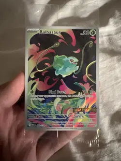 Pokemon Sealed Bulbasaur 133/132 TCG Mega Evolution Stamped Promo Card - Image 1