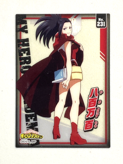 Momo Yaoyorozu - No.231 - My Hero Academia Plastic Clear Card Japanese - Image 1