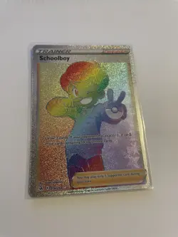 Schoolboy Secret 276/264 Swsh08: Fusion Strike Rainbow Full Art Card Near Mint - Image 1