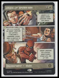 MTG Origin of Spider-Man Borderless Regular Marvel Spider-Man 2025 - Image 1
