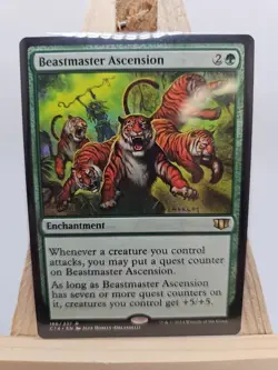 MTG Beatmaster Ascension 186 Commander 2014 Near Mint Condition - Image 1