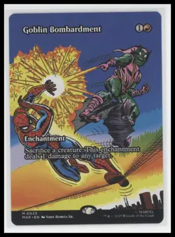 MTG Goblin Bombardment Borderless Regular Marvel Eternal-Legal 2025 - Image 1