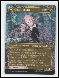MTG Gwen Stacy #209 Borderless Regular Marvel Spider-Man Universes 2025 - Image 2