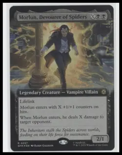 MTG Morlun Devourer of Spiders Extended Art Foil Marvel Spider-Man 2025 - Image 1