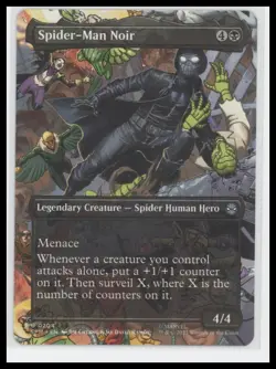 MTG Spider-Man Noir Borderless Regular Uncommon Marvel Spider-Man 2025 - Image 1