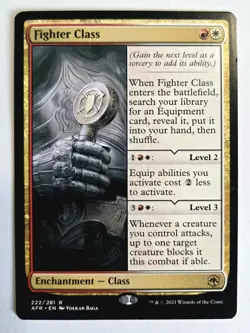 MTG | Adventures in the Forgotten Realms | Fighter Class | #222/281 | Rare - Image 1