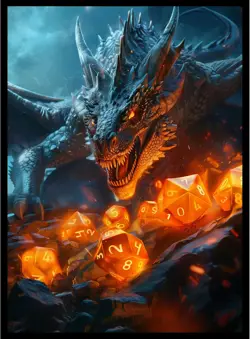 (D20 Guardian) - 100ct Textured Matte TCG/MTG Card Art Sleeves Multi - Image 1