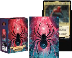 100 MTG Card Sleeves with 100 Inner Sleeve, Textured Back Art Sleeves, Spider - Image 2