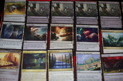 MTG 18x non basic lands mixed sets magic cards MP polluted mire - Image 3