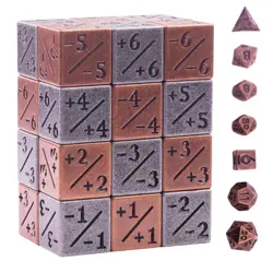 MTG DND Metal Dice Set 31 pcs Counter +1/-1 Mini RPG TCG Tabletop Card Game - Image 1