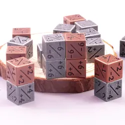 MTG DND Metal Dice Set 31 pcs Counter +1/-1 Mini RPG TCG Tabletop Card Game - Image 4
