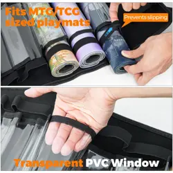 Playmat Storage Bag Tube Holders with Hooks for MTG TCG Card Mats Case - Image 4