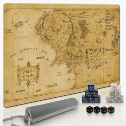 Zacknoble Premium MTG Playmat 24x14 with Dice & Storage Bag Magic The Gathering - Image 1