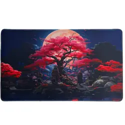 Foxtrot Designs TCG Playmat 24x14in Non-Slip MTG Card Game Mouse Pad Samurai - Image 2