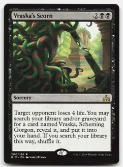 MTG Vraska's Scorn R Rivals of Ixalan 200 LP - Image 1