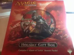 2014 MTG KHANS OF TARKIR HOLIDAY GIFT 4 BOX CASE FACT SEALD NEW ,,,,,,,,,,,,, - Image 3