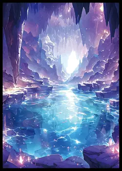 MTG Card Sleeves - Underground Sea - Fantasy Dual Lands - Image 1