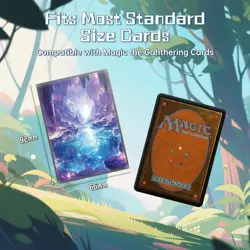 MTG Card Sleeves - Underground Sea - Fantasy Dual Lands - Image 4